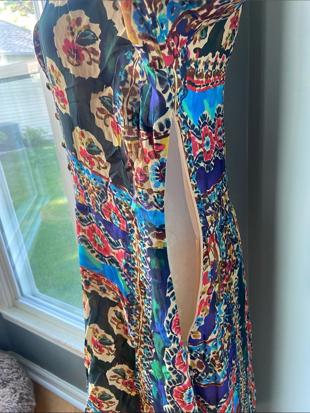 Zara patchwork bohemian dress - Picture 9 of 10